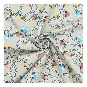 Beige Austin Cotton Poplin Fabric by the Metre