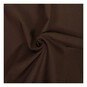 Dark Brown Cotton Homespun Fabric by the Metre image number 1