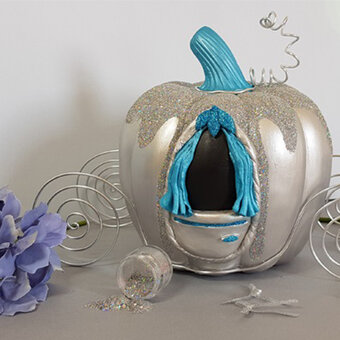 How to Make a Cinderella Carriage Pumpkin