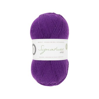 West Yorkshire Spinners Amethyst Signature 4 Ply 100g