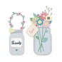Sizzix Thinlits Jar of Flowers Dies 17 Pieces image number 3