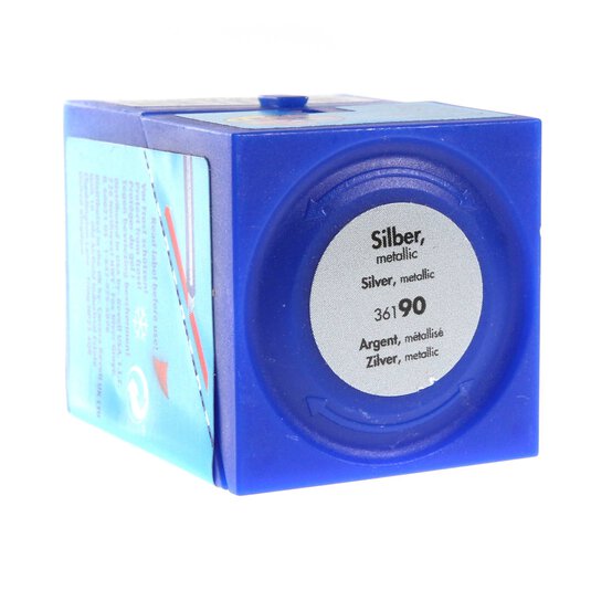Revell Silver Metallic Aqua Colour Acrylic Paint 18ml (190) image number 3