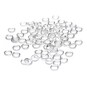 Beads Unlimited Silver Plated 7mm Split Rings 50 Pack image number 1