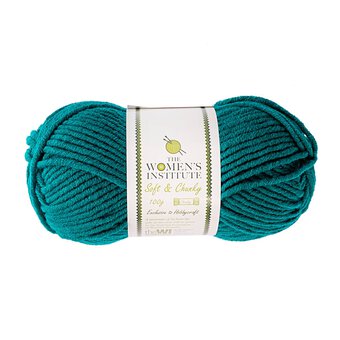 Women&rsquo;s Institute Petrol Soft and Chunky Yarn 100g