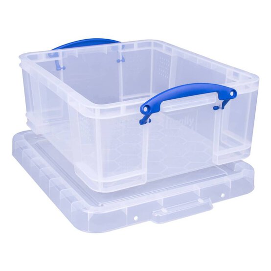 Really Useful 18 Litre Clear Box  image number 2