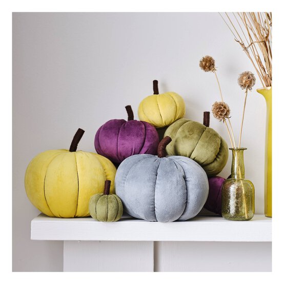 Green Plush Pumpkin 12cm image number 3