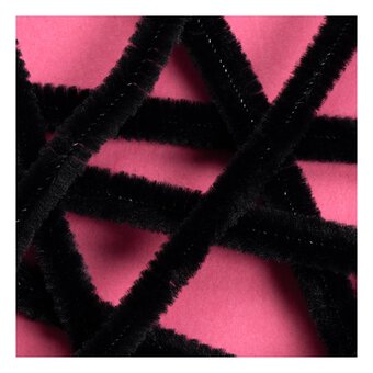 Black Pipe Cleaners 12 Pack