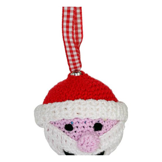FREE PATTERN Crochet a Santa Bauble Pattern image number 1