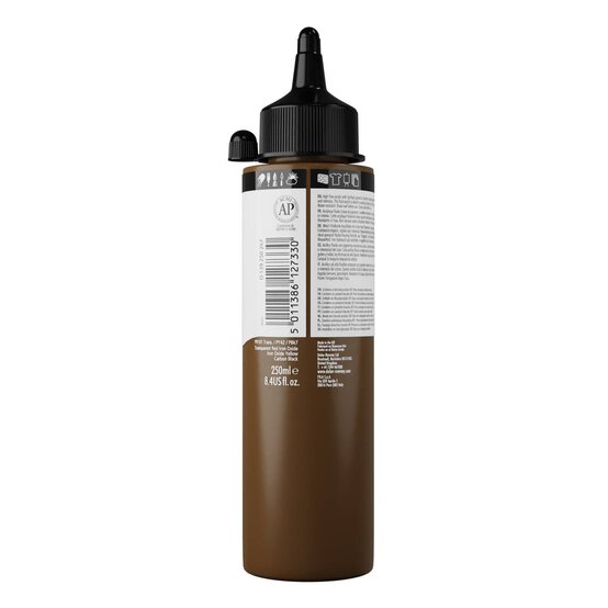 Daler-Rowney System3 Raw Umber Fluid Acrylic 250ml (247) image number 2