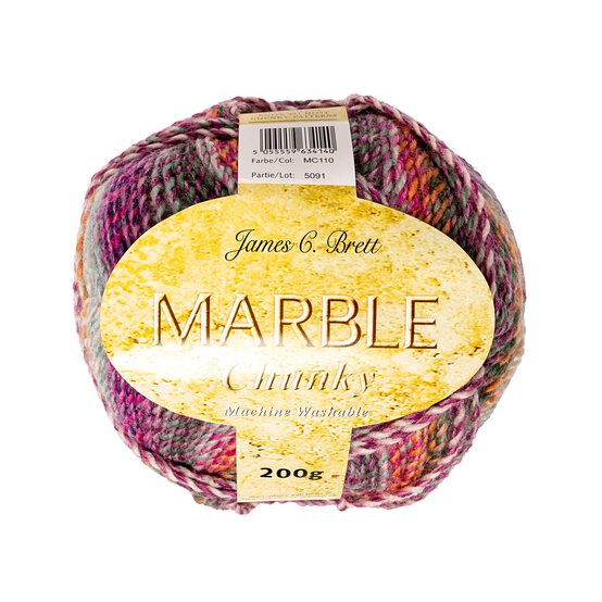 James C Brett On the Moor Marble Chunky Yarn 200g image number 1