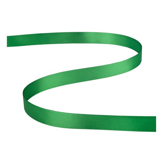 Green Double-Faced Satin Ribbon 12mm x 5m image number 2
