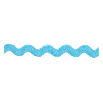 Sky Blue Ric Rac Ribbon 6mm x 4m