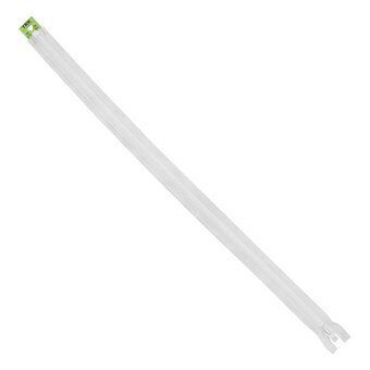 YKK Heavy Weight Open End Zip 66cm White