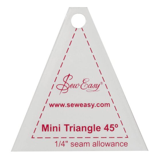 Sew Easy Mini 45 Degree Triangle Template image number 1