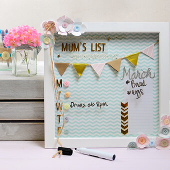 How to Make a Memory Frame Notice Board