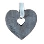 Natural Wooden Heart Decoration 8cm image number 1