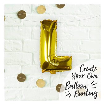 Large Pick And Mix Gold Foil Letter L Balloon