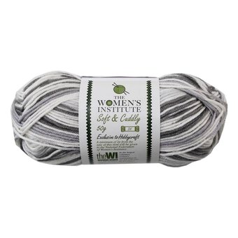 Women's Institute Grey Mix Soft and Cuddly DK Yarn 50g