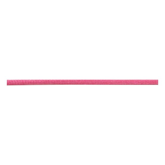 Hot Pink Ribbon Knot Cord 2mm x 10m image number 2