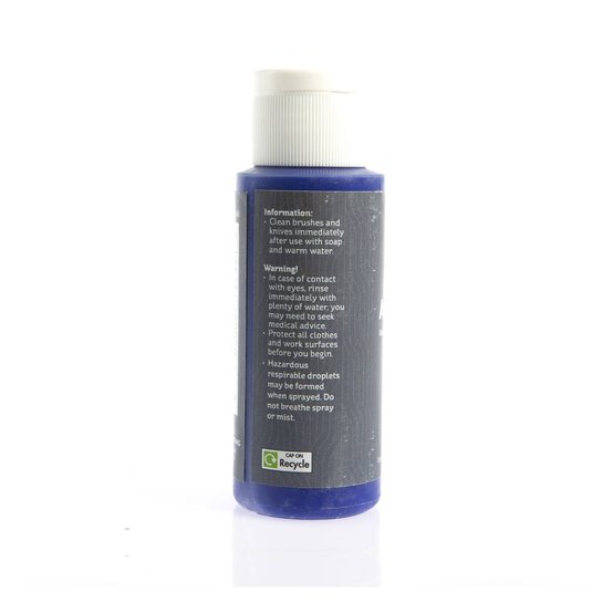 Marine Blue Acrylic Craft Paint 60ml image number 3