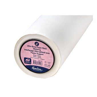 Hemline Iron-On Ultra-Bond Paper Back Webbing by the Metre