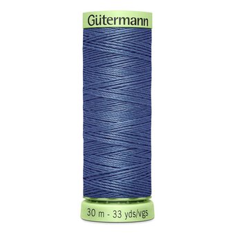 Gutermann Blue Top Stitch Thread 30m (112)