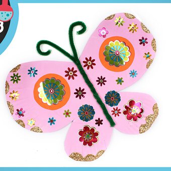 How to Make a Paper Plate Butterfly
