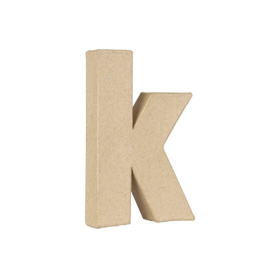 Lowercase Mini Mache Letter K image number 1