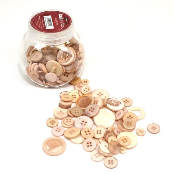 Hobbycraft Button Jar Natural image number 5