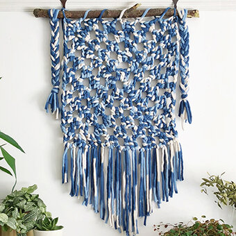 How to Crochet a Granny Square Wall Hanging