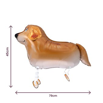 Large Dog Foil Balloon