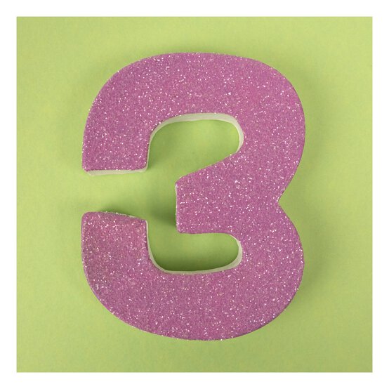 Mini Mache Number 3 10cm image number 3