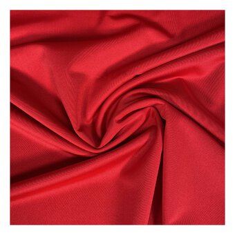 Red Elastane Fabric by the Metre
