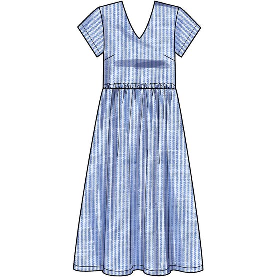 Simplicity Tiered Dress Sewing Pattern S9265 (XXS-XXL) image number 5