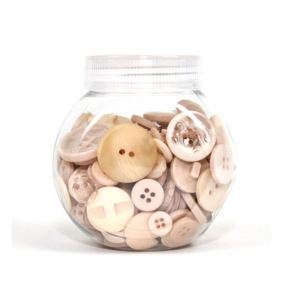 Hobbycraft Button Jar Natural image number 2