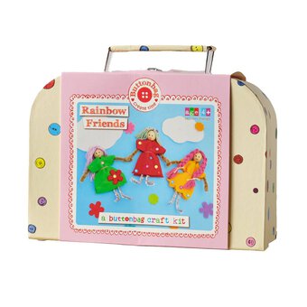 Buttonbag Rainbow Friends Doll Making Craft Kit
