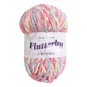 James C Brett Lemon Coral Blue Spot Flutterby Chunky Yarn 100g image number 1