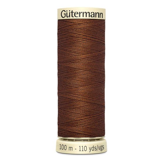 Gutermann Brown Sew All Thread 100m (650) image number 1