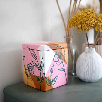How to Decorate a Ceramic Storage Pot