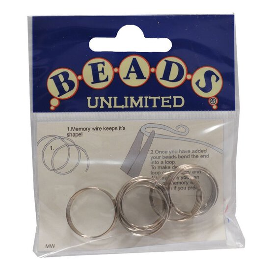 Beads Unlimited Midi Memory Wire Ring 10 Pack image number 1