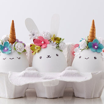 How to Make Unicorn Bunny Eggs
