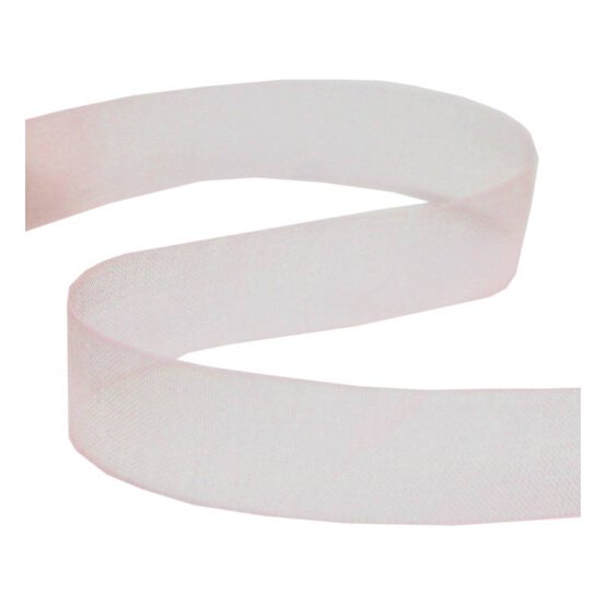Baby Pink Organdie Ribbon 12mm x 6m image number 1