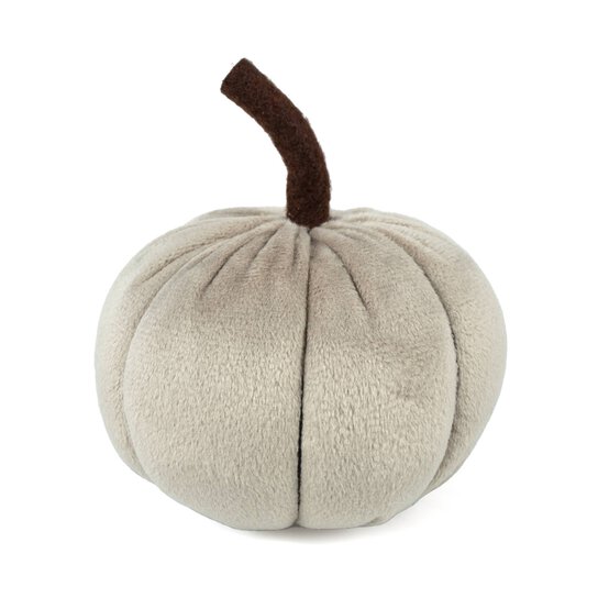 Grey Plush Pumpkin 9cm image number 1