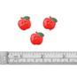 Trimits Red Apple Craft Buttons 6 Pieces image number 3