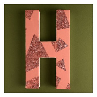 Mache Letter H 20cm