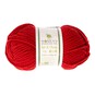 Women&rsquo;s Institute Dark Red Soft and Chunky Yarn 100g image number 1