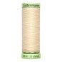 Gutermann Cream Top Stitch Thread 30m (414) image number 1