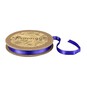 Purple Double-Faced Satin Ribbon 6mm x 5m image number 1