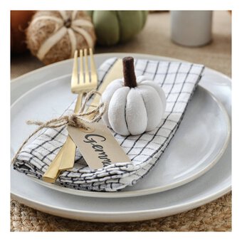 Cream Plush Pumpkin 6.5cm