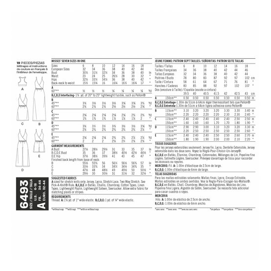 New Look Jumpsuit and Dress Sewing Pattern 6493 (6-18) image number 2